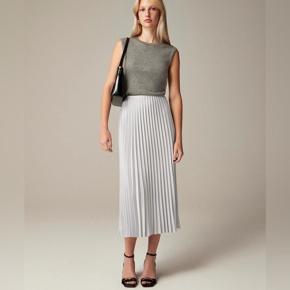 Gwyneth pleated slip skirt